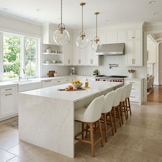Transitional bathroom renovation